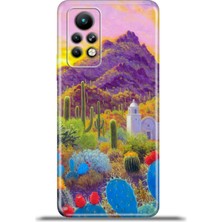 Cupcase Infinix Note 11 Pro Kılıf Esnek Silikon Kamera Koruma 4K Desenli Özel Tasarım - Arizona