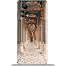 Cupcase Infinix Note 11 Pro Kılıf Esnek Silikon Kamera Koruma 4K Desenli Özel Tasarım - Sanatsal Mimari