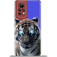 Cupcase Infinix Note 11 Pro Kılıf Esnek Silikon Kamera Koruma 4K Desenli Özel Tasarım - Karadeniz Kaplanı