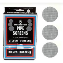 Silver Screen 500 Adet Pipo Bong 20MM Paslanmaz Süzgeç Teli Filtre (100X5)