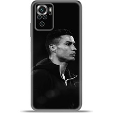 Cupcase Xiaomi Poco M5S Kılıf Esnek Silikon Kamera Koruma 4K Desenli Özel Tasarım - Ronaldo