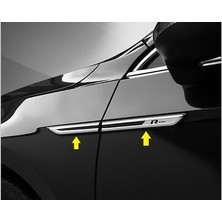 S-Dizayn Volkswagen Passat B8 ABS Krom Çamurluk Çıtası 4 Prç. R Line 2015-2019 A+ Kalite