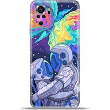 Cupcase Xiaomi Poco M5S Kılıf Esnek Silikon Kamera Koruma 4K Desenli Özel Tasarım - Astrolove