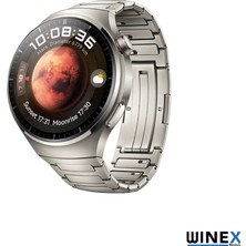 Winex Watch 4 Pro Curved Amoled Ekran Android İos HarmonyOs Uyumlu Akıllı Saat Gümüş