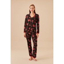 Suwen Laden Maskülen Pijama Takımı