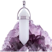 Feryal Kuvars Point Kolye Ucu