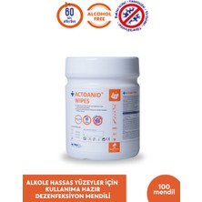 Acto Actoanıd® Wıpes 100 Mendil | Alkole Hassas Yüzeyler Için Kullanıma Hazır Dezenfeksiyon Mendili