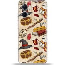 Cupcase Xiaomi Redmi 10 5g Kılıf Esnek Silikon Kamera Koruma 4K Desenli Özel Tasarım - Gryffindor