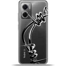 Cupcase Xiaomi Redmi 10 5g Kılıf Esnek Silikon Kamera Koruma 4K Desenli Özel Tasarım - Dont Touch