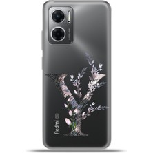 Cupcase Xiaomi Redmi 10 5g Kılıf Esnek Silikon Kamera Koruma Kişiye Özel Harfler Flora - Y Harfi