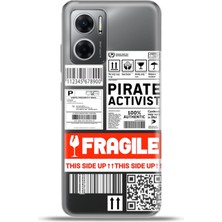 Cupcase Xiaomi Redmi 10 5g Kılıf Esnek Silikon Kamera Koruma 4K Desenli Özel Tasarım - Fragile