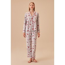 Suwen Bunny Maskülen Pijama Takımı