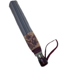 Baginn Snotline-April Bayan Şemsiye Otomatik Açılır 10TELLI Kapalı Boyut 40 cm 95 cm Çap Yeşil Ekose