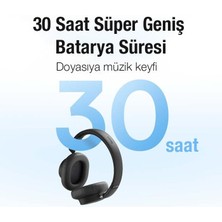 Baseus BT5.3V Premium Mikrofonlu Gürültü Engelleyici Kulaküstü Bluetooth Kulaklık, 40MM Polimer Diyafram