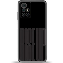 Cupcase Xiaomi Redmi 10 2022 Kılıf Esnek Silikon Kamera Koruma 4K Desenli Özel Tasarım - Rise Up