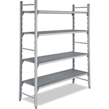 Empero EMP.40127-18-D Polipropilen Raflar - Delikli Tablalı En 127X40X180 cm