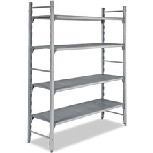 Empero EMP.40157-18 Polipropilen Raflar Düz Tablalı En 157X40X180 cm
