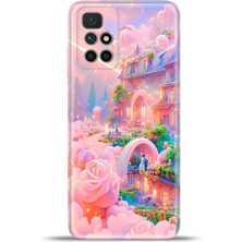 Cupcase Xiaomi Redmi 10 2022 Kılıf Esnek Silikon Kamera Koruma 4K Desenli Özel Tasarım - Yeryüzü Cenneti