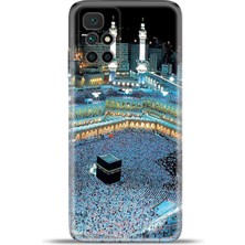 Cupcase Xiaomi Redmi 10 2022 Kılıf Esnek Silikon Kamera Koruma 4K Desenli Özel Tasarım - Mekke Hac