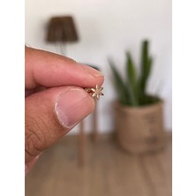 Rupen Kraft 316 L Cerrahi Çelik Tragus Helix Kıkırdak Conch Minimal Yıldız Piercing