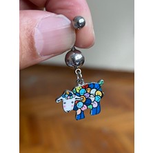 Rupen Kraft Cerrahi Çelik Piercing Koyun Piercing Koyun Göbek Piercingi