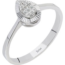 Sirius Pırlanta Su Damlası Baget Pırlanta Yüzük 0446R0002