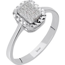 Sirius Pırlanta 0,50 Karat Baget Efektli Pırlanta Yüzük 0446R0006