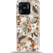 Cupcase Xiaomi Redmi 10C Kılıf Esnek Silikon Kamera Koruma 4K Desenli Özel Tasarım - Neona