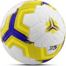 Telvesse Orijinal Futbol Topu Premiera Sert Zemin Halı Saha Futbol Topu Hibrit Sarı No:5