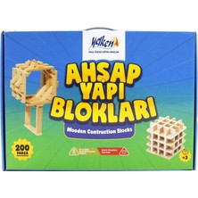 Edutoys AHŞAP YAPI BLOKLARI 200 PARÇA