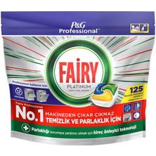 Fairy Proffesional Platinum Limon Kokulu Bulaşik Makinesi Deterjani Kapsül 125 Yikama