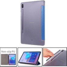 FUJİMAX Samsung Galaxy Tab S6 Kılıf Yatay Standlı Arka Sert P.c Güçlü Mıknatıslı Uyku Modlu Smart Cover Model SM-T860,T865,T867