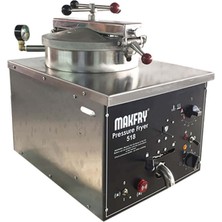Makfry 518 Basınçlı Fritöz (Brost Makinesi)-8 Litre-Manuel-Set Üstü