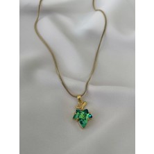 Mersaksesuar Çelik Yaprak Kolye