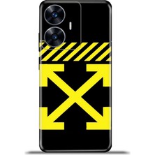 Cupcase Realme C55 Kılıf Esnek Silikon Kamera Koruma 4K Desenli Özel Tasarım - Offlight