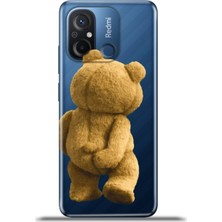 Cupcase Xiaomi Redmi 12C Kılıf Esnek Silikon Kamera Koruma 4K Desenli Özel Tasarım - Ted Funny
