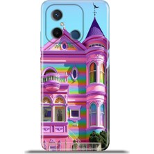 Cupcase Xiaomi Redmi 12C Kılıf Esnek Silikon Kamera Koruma 4K Desenli Özel Tasarım - Sherbet Palace