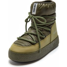 Moon Boot Kadın Kar Botu 24500800-003 Moon Boot Ltrack Low Nylon Wp Khaki