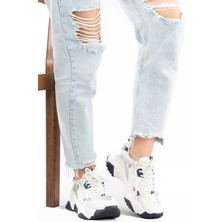 Stilbagshoes Sonia Ithal Özel Seri Kadın Spor Ayakkabı 65137 Beyaz Laci
