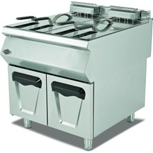Empero EMP.PLS.7FG020 Gazlı Fritöz Dolaplı 16+16 Litre 80X73X85 cm - Lpgli