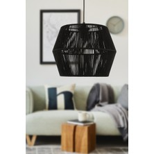 Begüsa Modeno Tekli Avize Siyah 30 cm