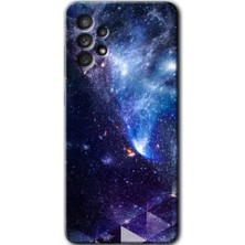 Gramaphone Galaxy A32 4g Kılıf Hd Desen Baskılı Arka Kapak + Kırılmaz Cam - Galaksi