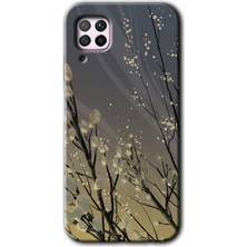 Gramaphone Huawei P40 Lite Kılıf Hd Desen Baskılı Arka Kapak - Branches Flowers