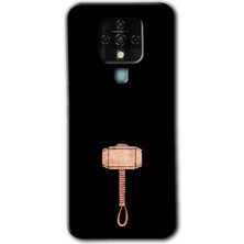 Gramaphone Tecno Camon 16 Kılıf Hd Desen Baskılı Arka Kapak - Thor Çekiç