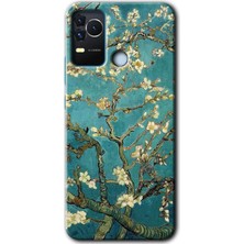 Gramaphone Omix X400 Kılıf Hd Desen Baskılı Arka Kapak + Kırılmaz Cam - Almond Blossom
