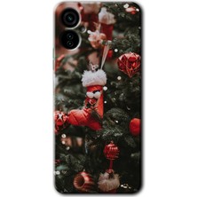 Gramaphone Tecno Spark 9 Pro Kılıf Hd Desen Baskılı Arka Kapak + Kırılmaz Cam - Happy New Year