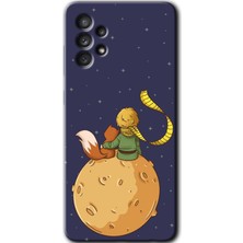 Gramaphone Galaxy A73 Kılıf Hd Desen Baskılı Arka Kapak + Kırılmaz Cam - Küçük Prens