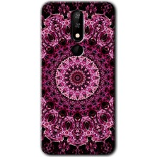 Gramaphone Casper Via P3 Kılıf Hd Desen Baskılı Arka Kapak + Kırılmaz Cam - Mandala Patterns Kaleidoscope