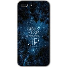 Gramaphone Apple iPhone 7 Plus Kılıf Hd Desen Baskılı Arka Kapak + Kırılmaz Cam - Stars Wallpaper