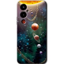 Gramaphone Tecno Pova 4 Pro Kılıf Hd Desen Baskılı Arka Kapak - Cosmos
